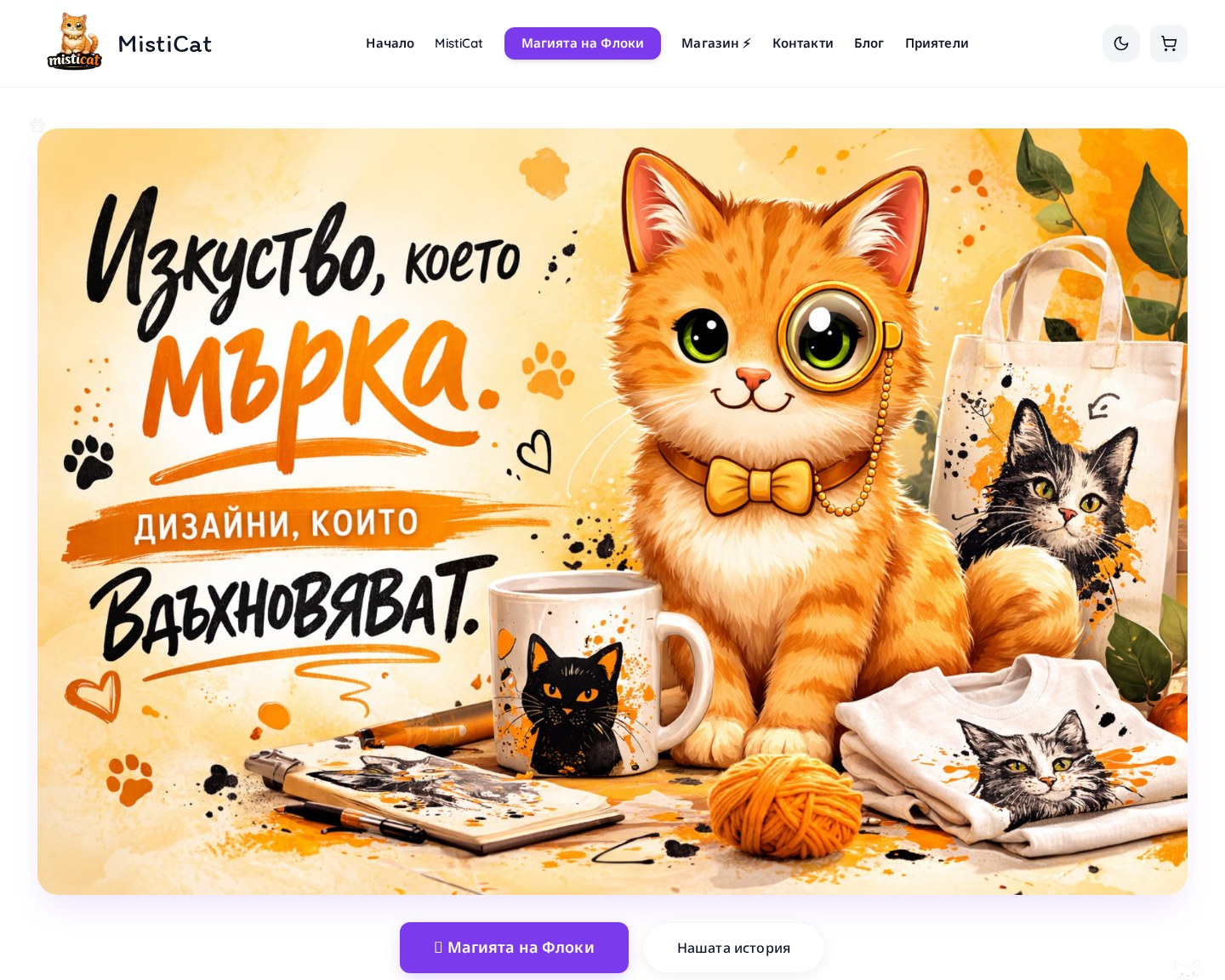Преглед на проекта MistiCat от Rochelle Digital Studio